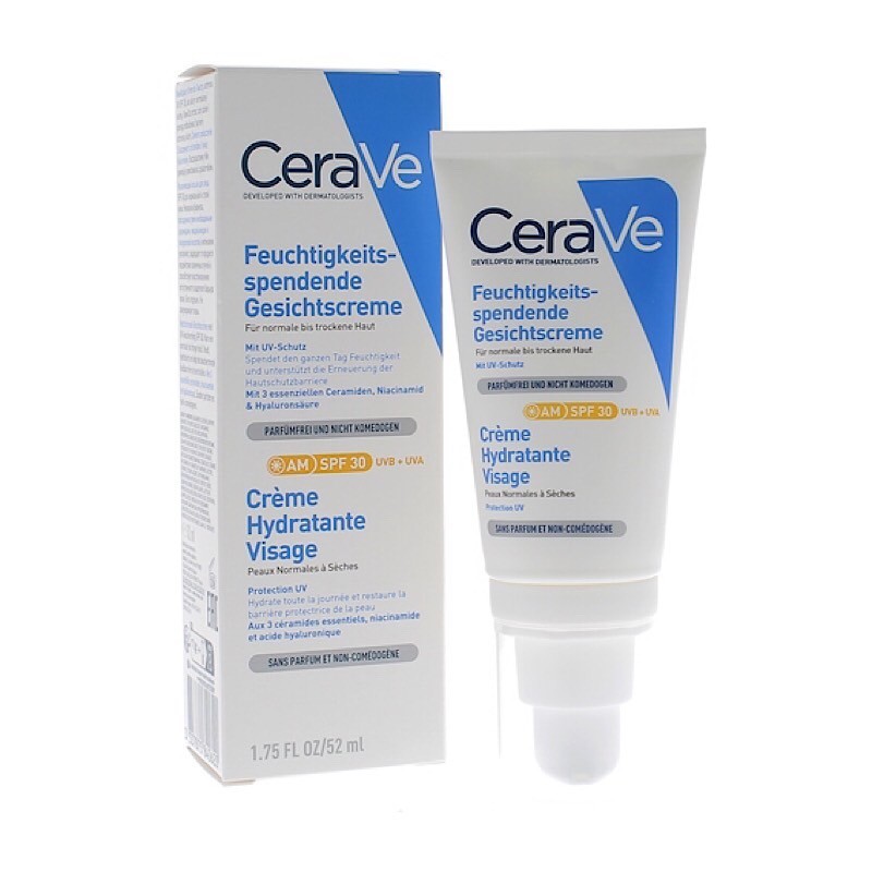CERAVE CREME HYDRATANTE VISAGE SPF30+ 52ML
