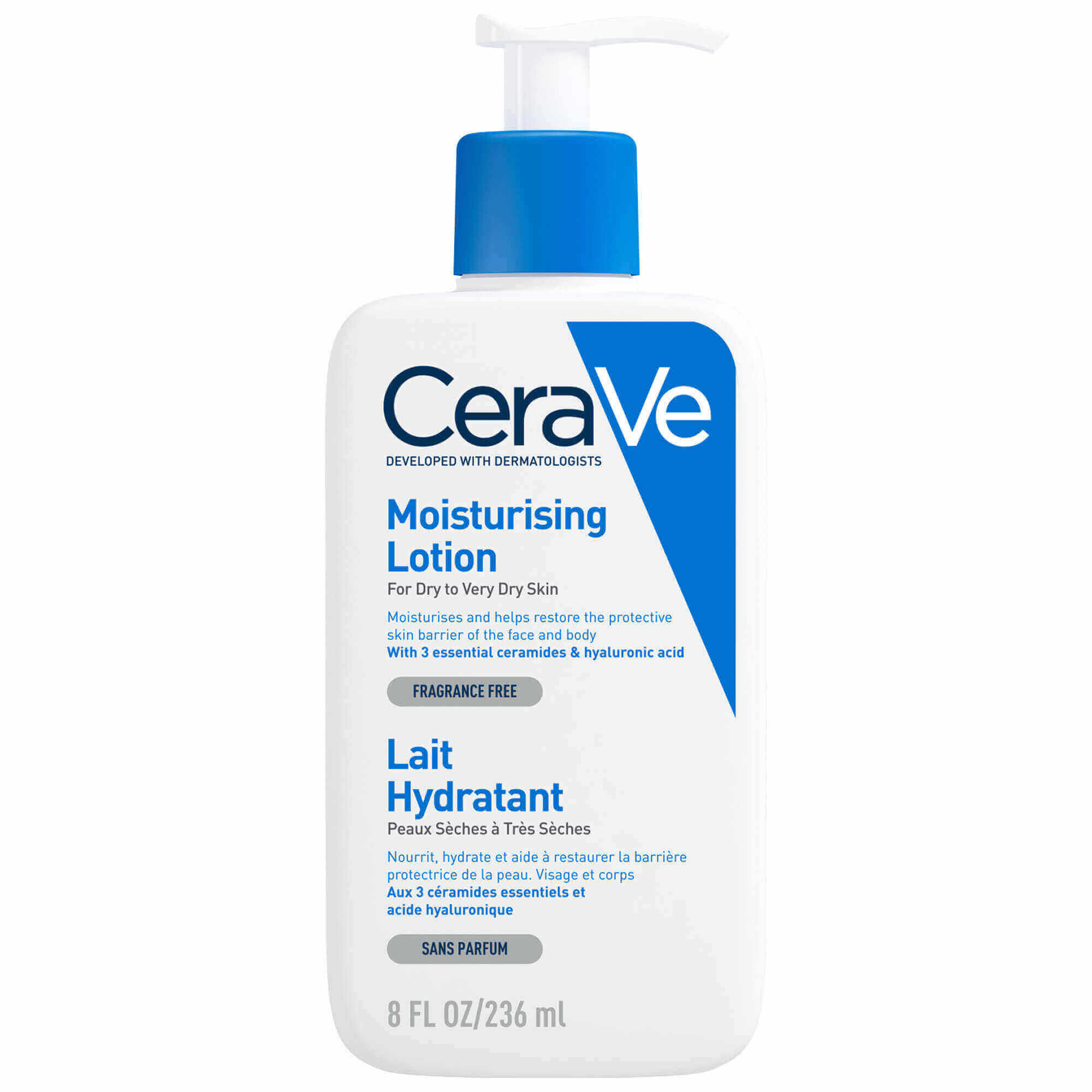 CERAVE LAIT HYDRATANT P.T.SECHES 236ML