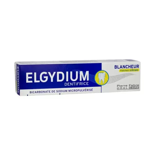 ELGYDIUM DENTIF BLANCHEUR CITRON 75ML