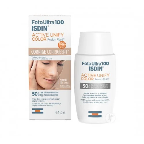 ISDIN  ECRAN ACTIV UNIFY FUSION FLUID TEINTEE SPF50+
