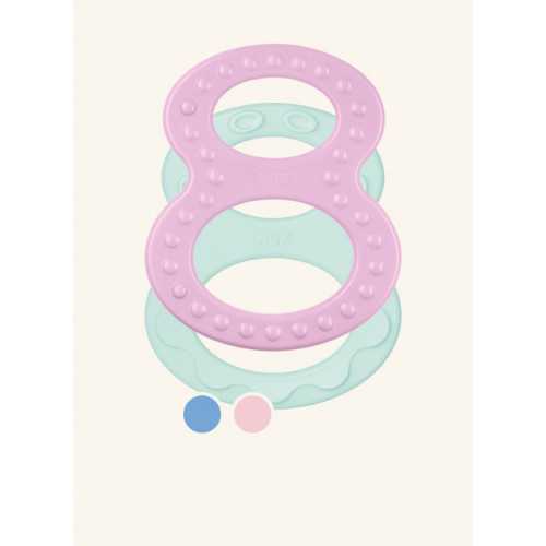 NUK ANNEAU DENTITION FORME 8 0M+