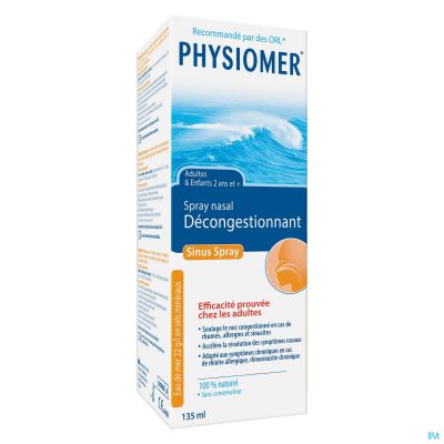 PHYSIOMER HYPERTONIQUE SPRAY NASAL 135ML