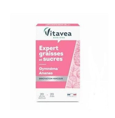 VITAVEA EXPERT GRAISSES ET SUCRES 20 GELULES